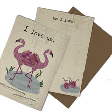 Load image into Gallery viewer, I Love Us Flamingos