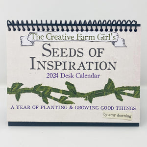 The Creative Farm Girl's Seeds of Inspiration 2024 Desk Calendar