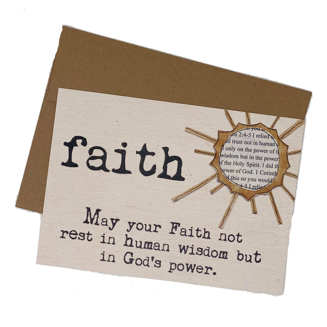 FAITH--God's Power