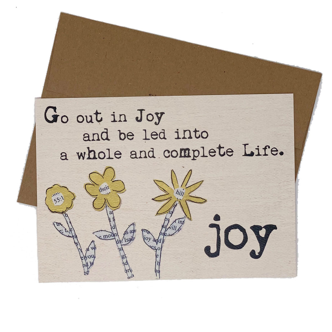 JOY--Go Out in Joy