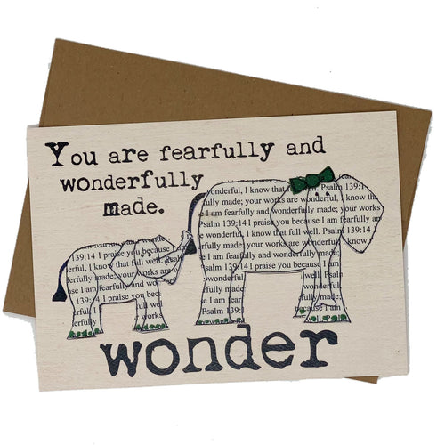 WONDER--You Are Wonderfully Made